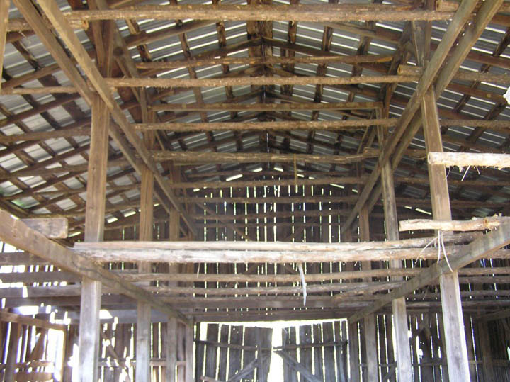 Tobacco Barn Interior